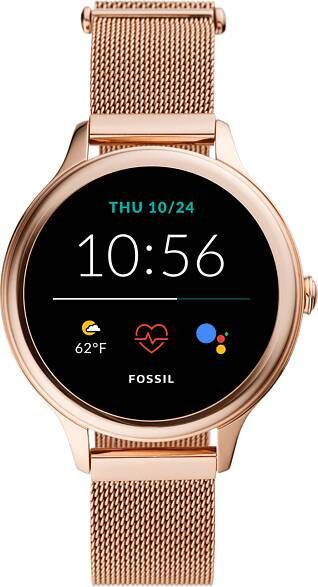 Fossil Horloges Gen 5E Smartwatch FTW6068 Roségoudkleurig