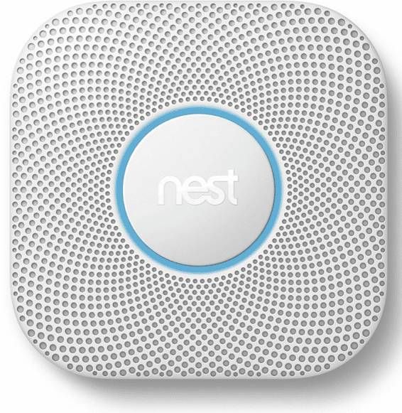 Google Nest Protect 2e Gen. Rook En Koolmonoxidemelder(netvoeding )