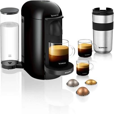 Krups Nespresso Vertuo + XN9038 Koffiecupmachine Zwart