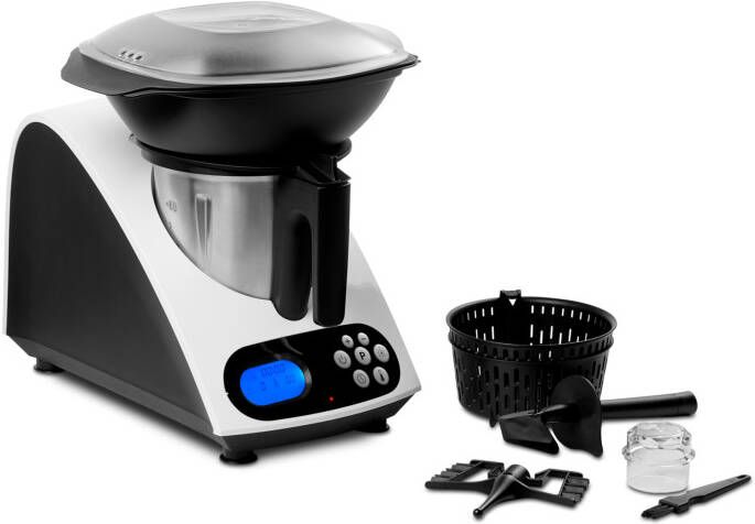 MEDION Keukenmachine met kookfunctie MD 16361 | 11 bedrijfsniveaus | Tot 1000 Watt vermogen | Automatische uitschakeling