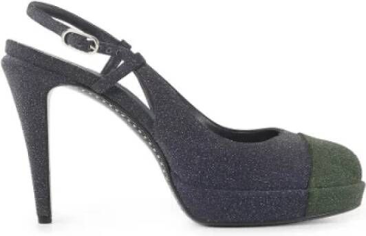 Chanel Vintage Vintage schoenen Blauw Dames