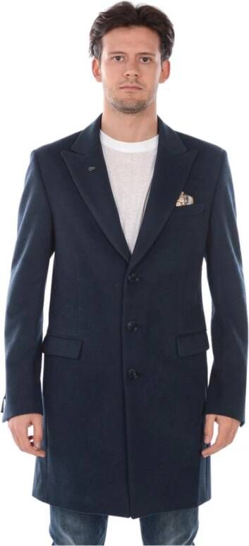 Daniele Alessandrini Trenchcoats & Mantels Blauw Heren