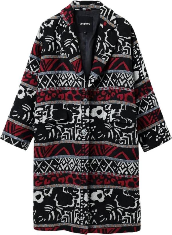 Desigual Trenchcoats & Mantels Zwart Dames