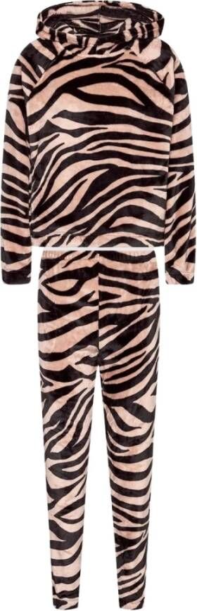 DKNY PJ Set Loungewear , Bruin, Dames