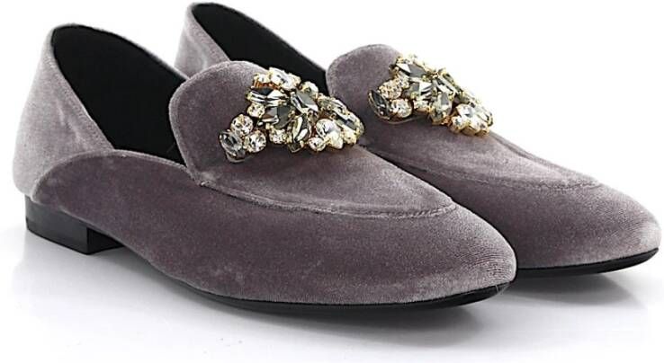 Emanuela Caruso Instappers & Slip ons Grijs Dames