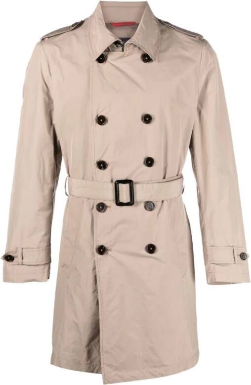 Fay Trenchcoats & Mantels Bruin Heren