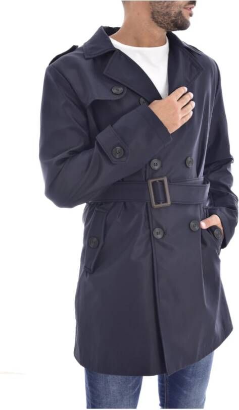 Goldenim paris Trenchcoats & Mantels Blauw Heren
