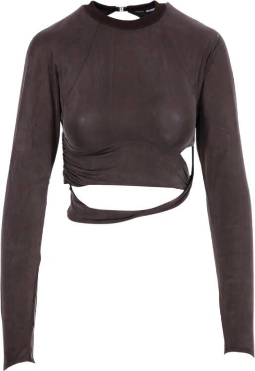 Jacquemus Blouses Bruin Dames