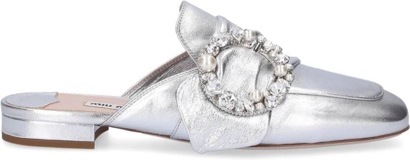 Miu Instappers & Slip ons Grijs Dames