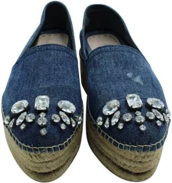 Miu Pre owned Vintage schoenen Blauw Dames