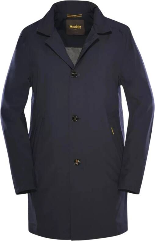 Moorer Trenchcoats & Mantels Blauw Heren