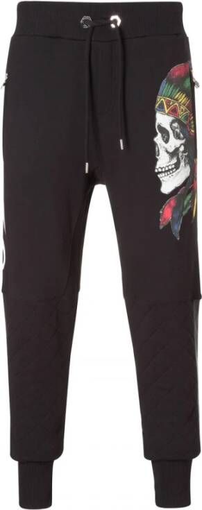 Philipp Plein Sportkleding broek , Zwart, Heren