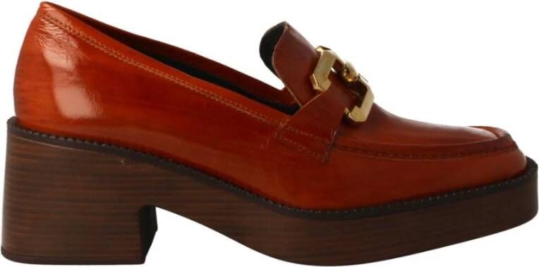 Pons Quintana Loafers Miinto 815C9405B658D71E6D08 , Rood, Dames