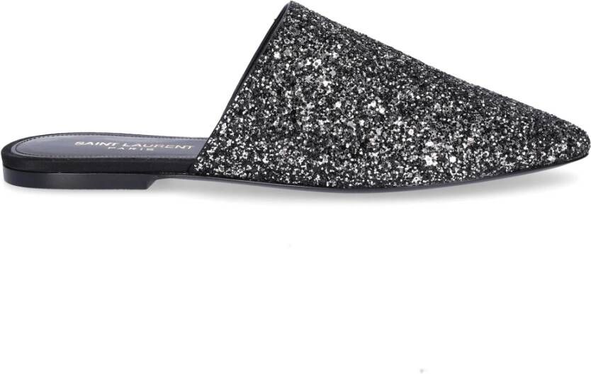 Saint Laurent Instappers & Slip ons Grijs Dames