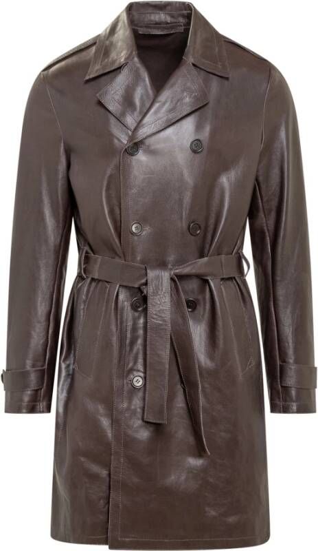 Salvatore Santoro Trenchcoats & Mantels Bruin Heren