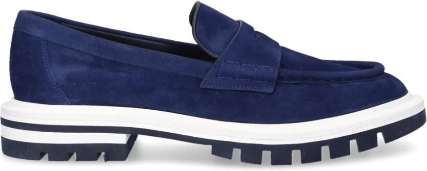 Santoni Instappers & Slip ons Blauw Dames