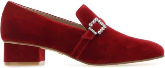Stuart Weitzman Instappers & Slip ons Rood Dames