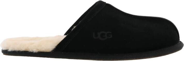 Ugg Scuff Pantoffels voor Heren in Black,, Suede