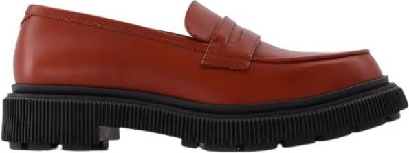 Adieu Paris Type 159 Loafers in rood leer , Rood, Dames