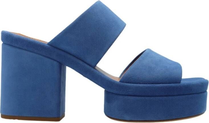 Chloé ‘Odina’ platform glijdt , Blauw, Dames
