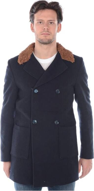 Daniele Alessandrini Trenchcoats & Mantels Blauw Heren