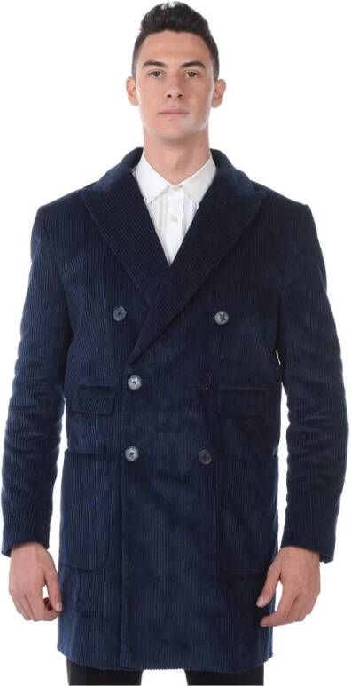 Daniele Alessandrini Trenchcoats & Mantels Blauw Heren