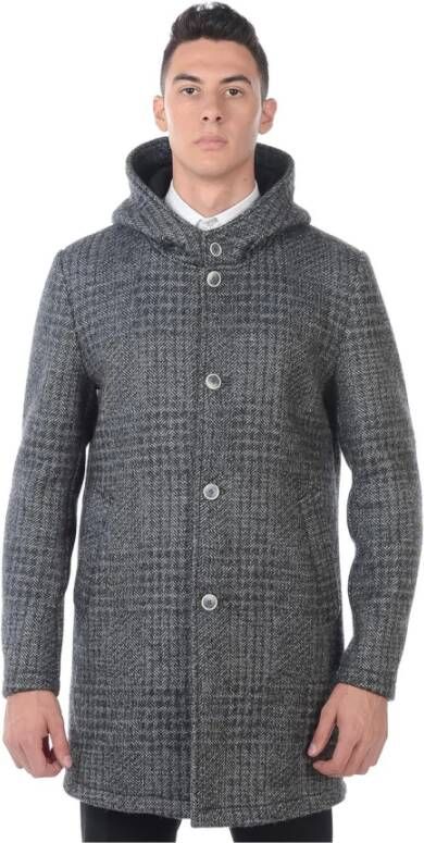 Daniele Alessandrini Trenchcoats & Mantels Grijs Heren