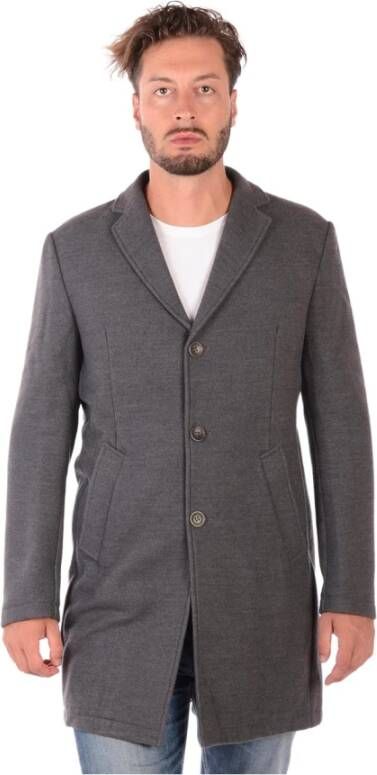 Daniele Alessandrini Trenchcoats & Mantels Grijs Heren