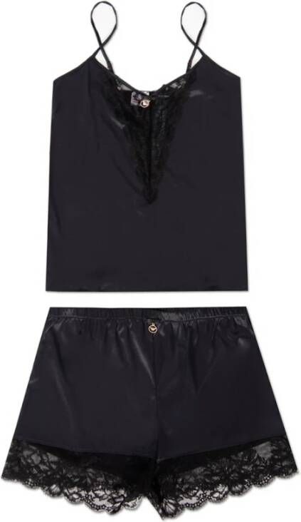 Emporio Armani Tweedelig pyjama , Zwart, Dames