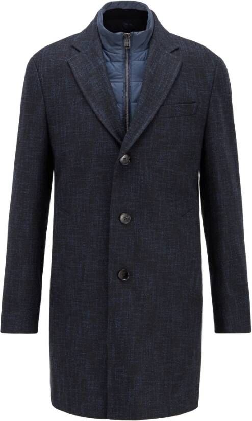 Hugo Boss Jas met enkele rij knopen , Blauw, Heren