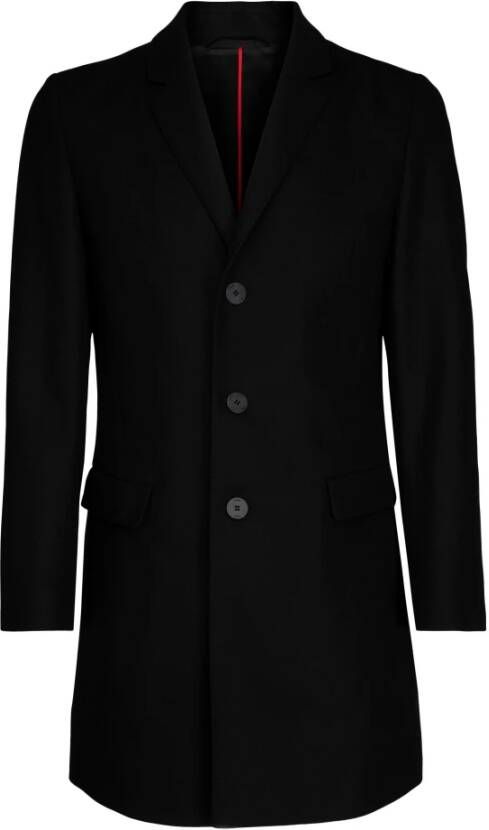 Hugo Boss Trenchcoats & Mantels Zwart Heren