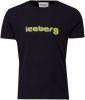 Iceberg T shirts , Zwart, Heren online kopen