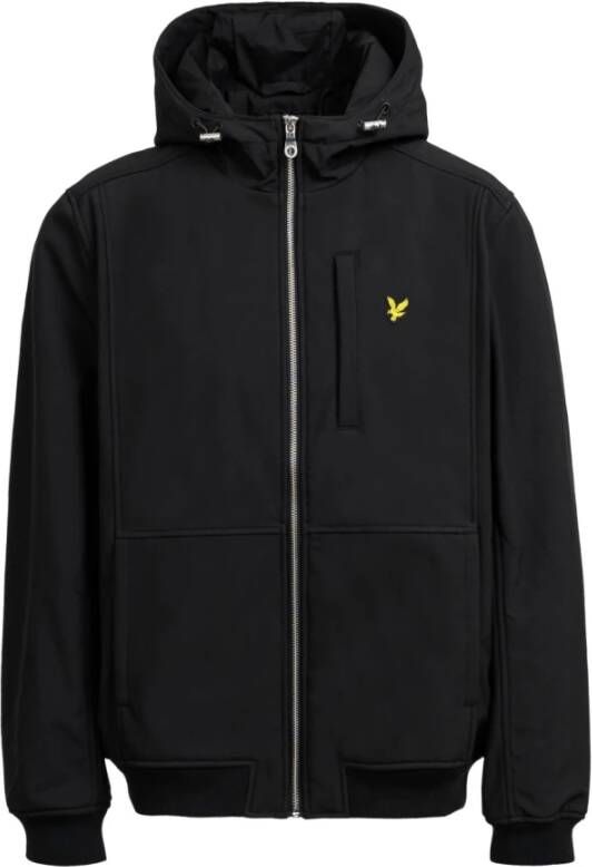 Lyle & Scott Jack L& Softshell Jacket , Zwart, Heren