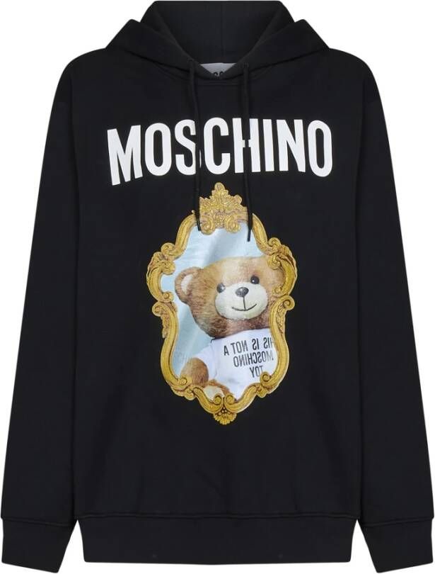 Moschino Hoodies & Sweatvesten Zwart Dames