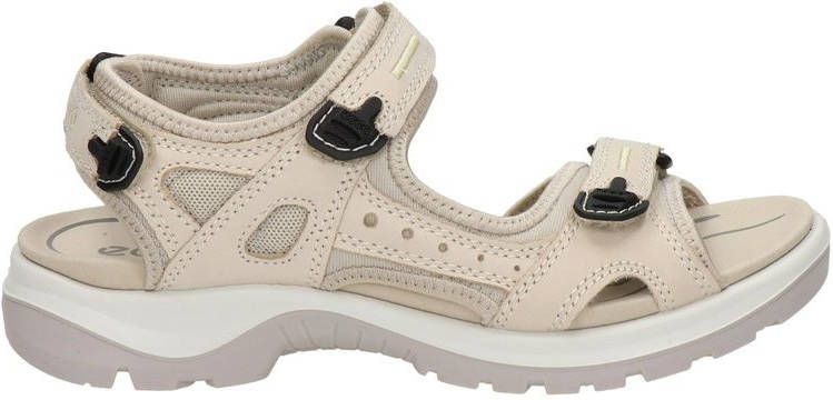 Ecco Offroad nubuck outdoor sandalen ecru