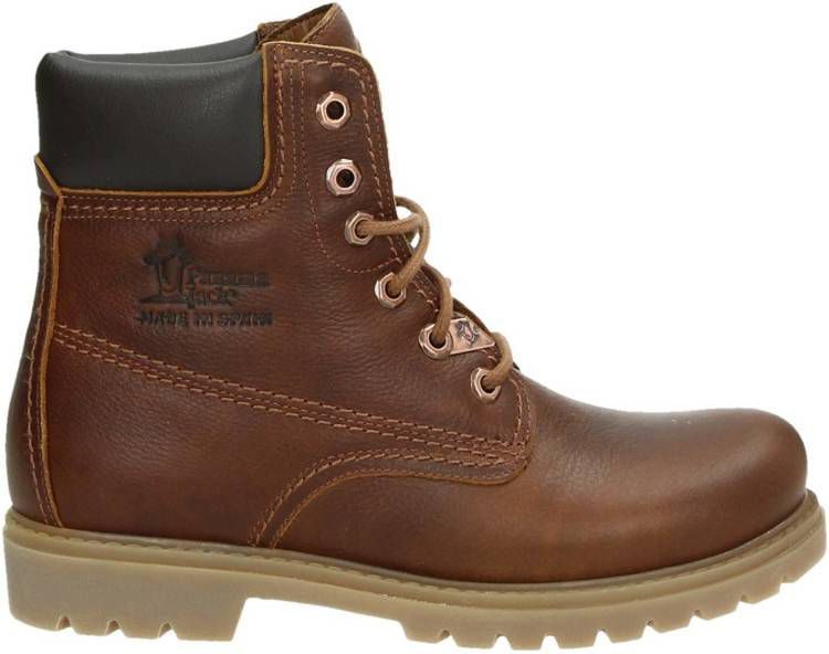 Panama Jack leren veterboots bruin