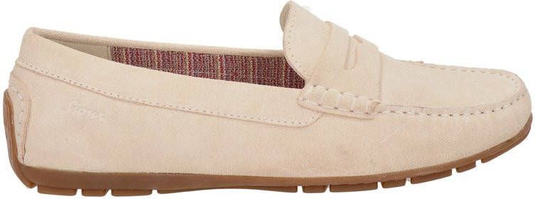 Sioux Carmona Velour suède mocassins beige
