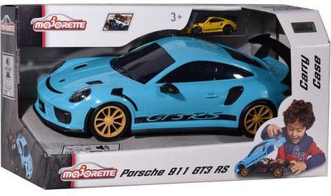 majORETTE Speelgoedauto Porsche 911 GT3 RS Carry Case inclusief mini auto