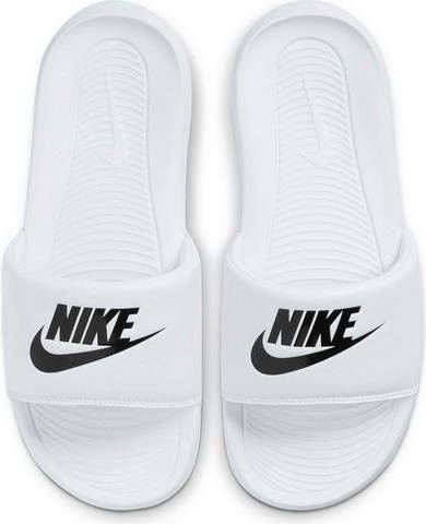 Nike Victori One Slipper voor dames White/White/Black Dames