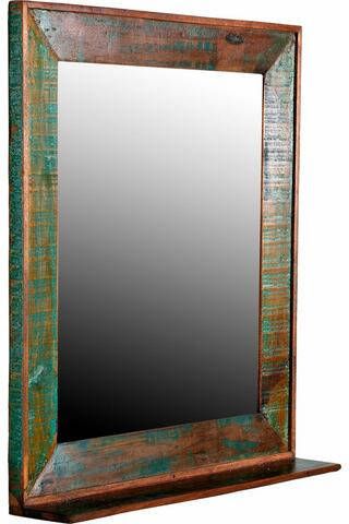 Leen Bakker Spiegel Cevio multikleur 79x68x8 cm