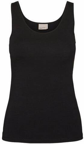 VERO MODA singlet VMMAXI met biologisch katoen zwart