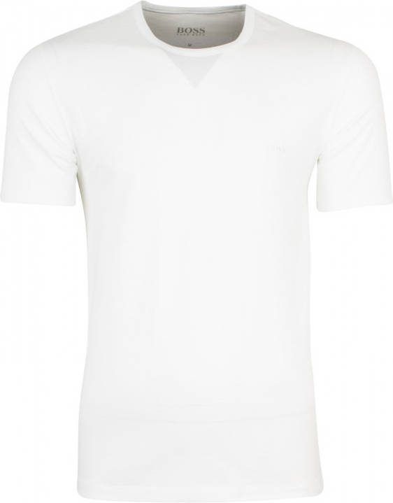 Hugo Boss 3 pack ronde hals t shirt effen 100% katoen wit