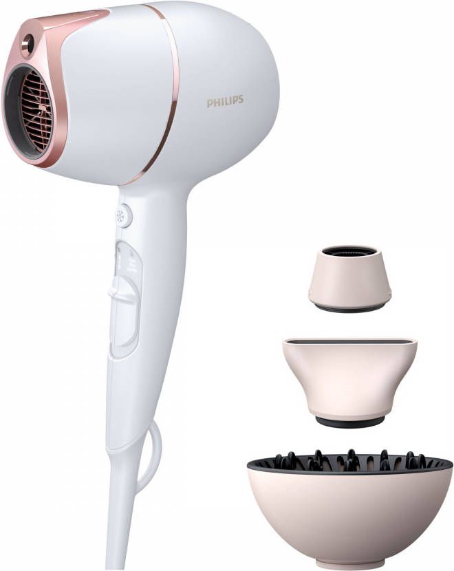 Philips Haardroger Prestige BHD628/00 met gepersonaliseerde technologie, infraroodsensor, 2 snelheid en 3 droogstanden