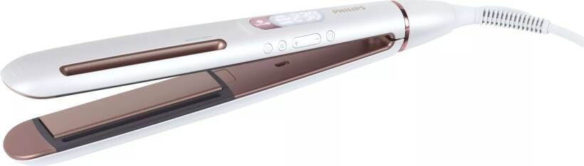 Philips Straightener Prestige BHS830/00 met senseiq technologie, tetra ionic systeem, ioniseringsfunctie en 3 modi, inclusief hittebestendige opbergtas