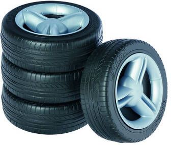 BIG Trapautowielen Bobby Car Fulda Whisper Wheels geschikt voor alle bobby car classic vanaf bouwjaar 2000, made in germany