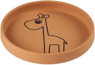 Done by Deer ™ Kinderbordje Raffi mosterd geel van de 6e maand