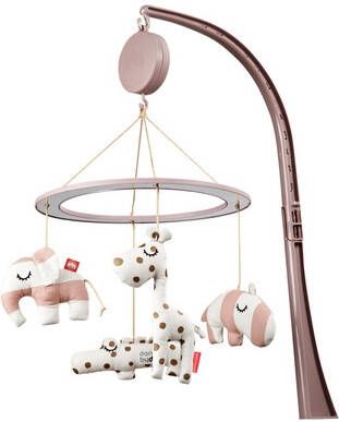 Done by Deer Baby Accessoires Musical Mirror Mobile Sleepy Roze