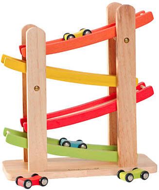 EverEarth ® Knikkerbaan Auto racebaan FSC® hout uit duurzaam beheerde bossen