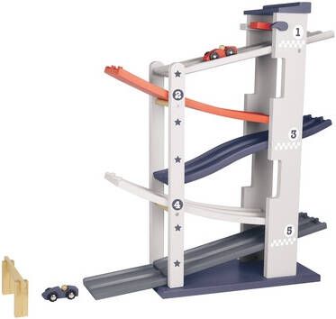 EverEarth ® Knikkerbaan Auto racebaan FSC® hout uit duurzaam beheerde bossen