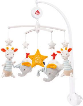 Fehn Mobile Welterusten met speeldoosje en glow in the dark borduursel